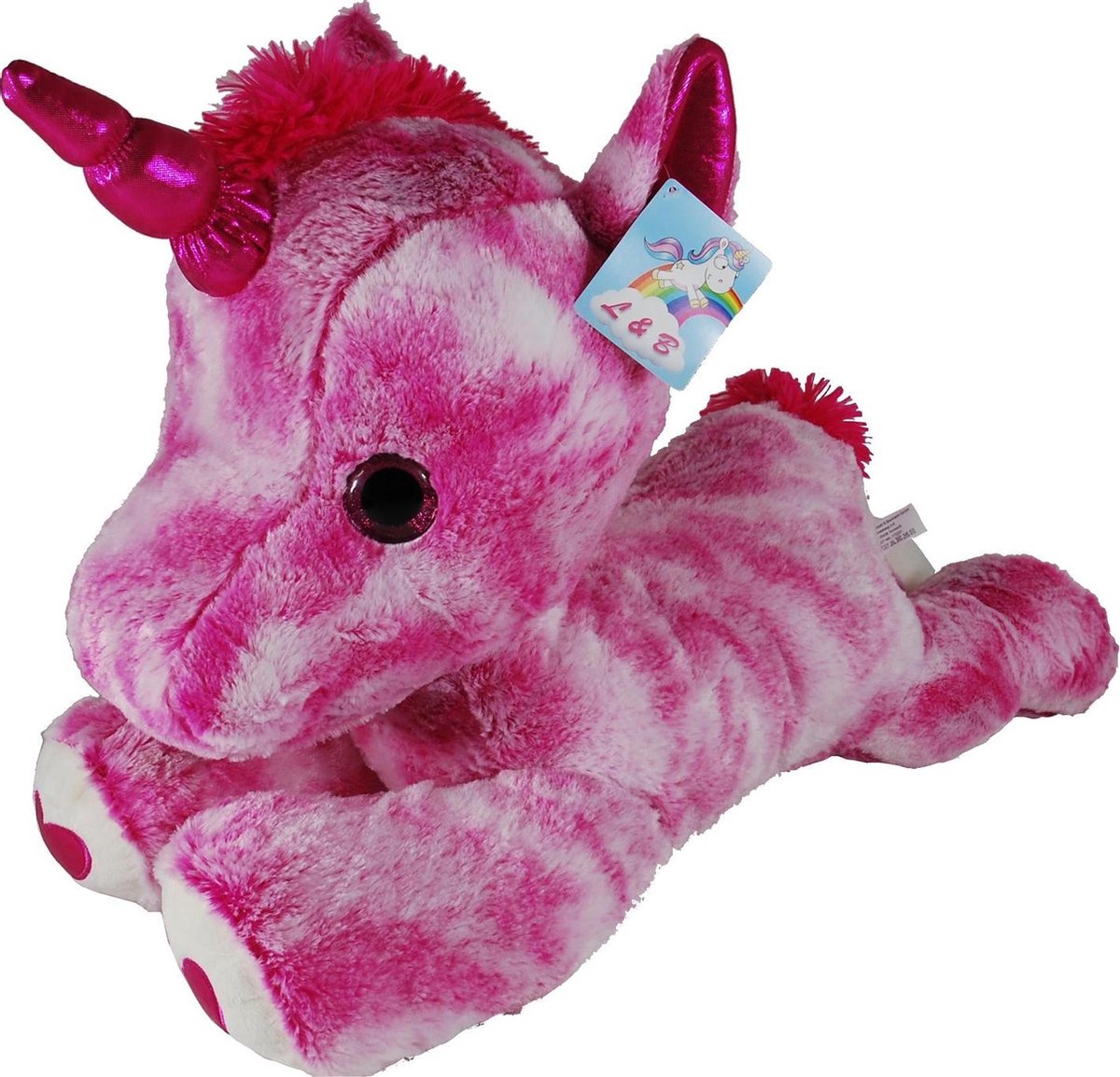 Unicorn Knuffel Roze 100cm | Grote Eenhoorn Pluche |zachte knuffel voor kinderen | Origineel | GIFT QUALITY |